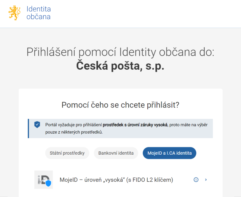 Obrzek popisujc poskytovatele, kter d o elektronickou identifikaci.