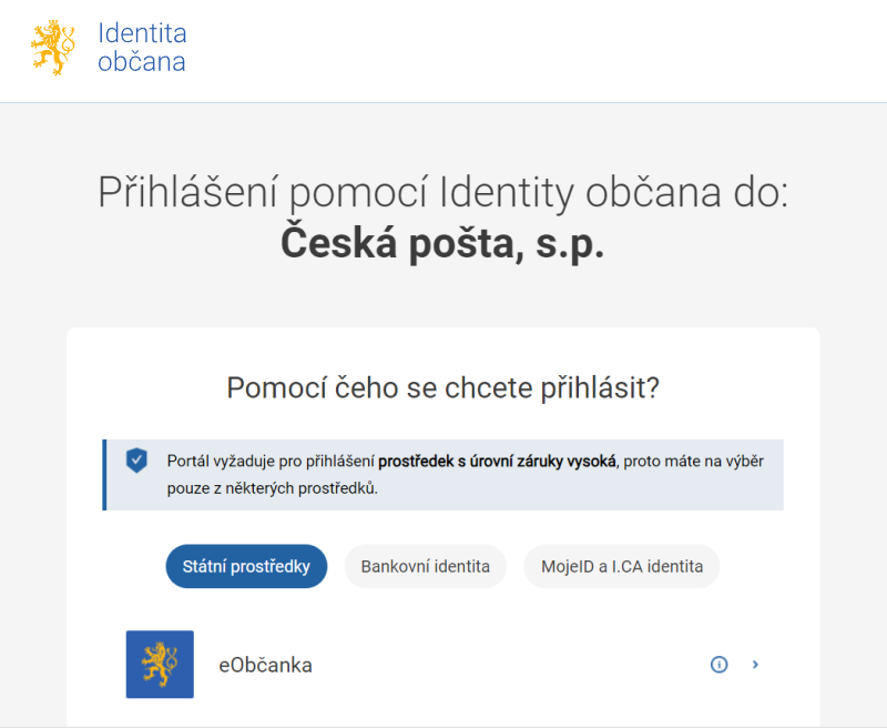 Obrzek popisujc poskytovatele, kter d o elektronickou identifikaci.